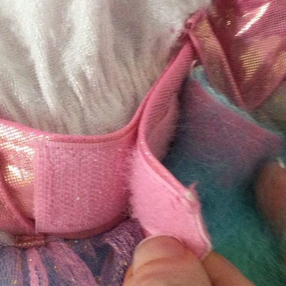 🌞 Spirit Halloween pink rainbow unicorn or fairy costume girl size 2T-4T - Picture 6 of 16